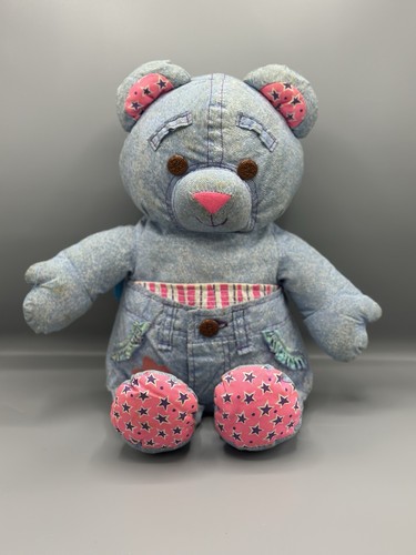 Doodle bear denim - denim, &